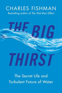 cover of book, The Big Thirst; image of flowing water