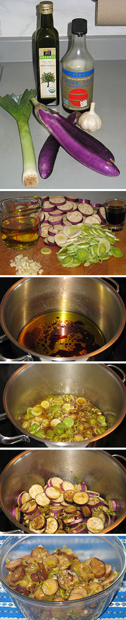 photos of steps in making recipe