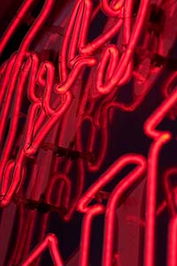 photo of red neon sign