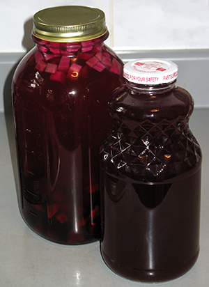 beet kvass, homemade