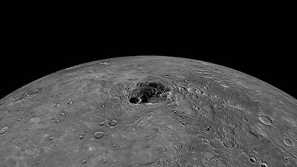 Mercury's north pole