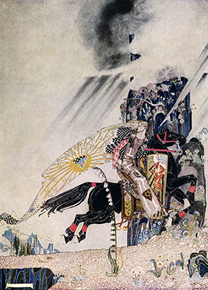 Illustration by Kay Nielsen for "The Widow's Son"