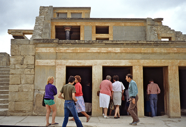 Reconstructed Facade of Knossos