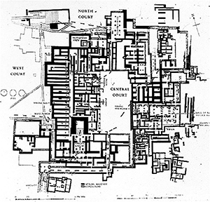 Floorplan of Knossos