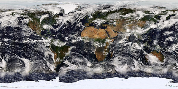 NASA image of the world