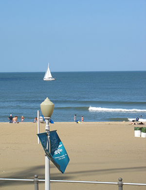 beach scene