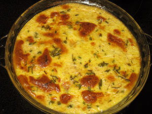 quiche cooked