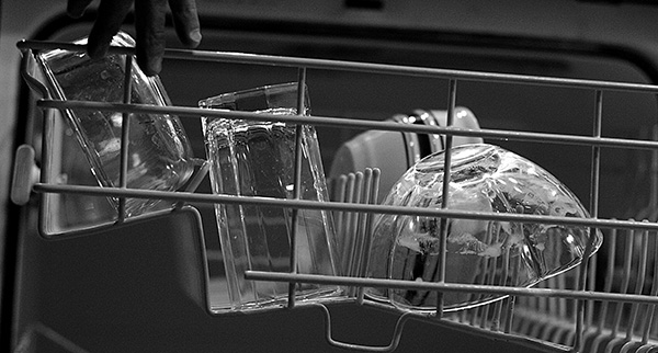 loading the dishwasher