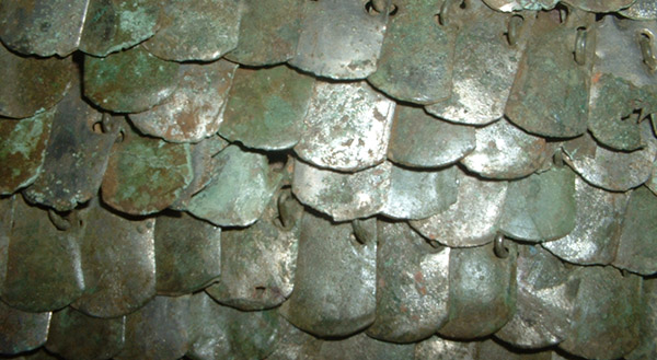 Roman scale armour detail